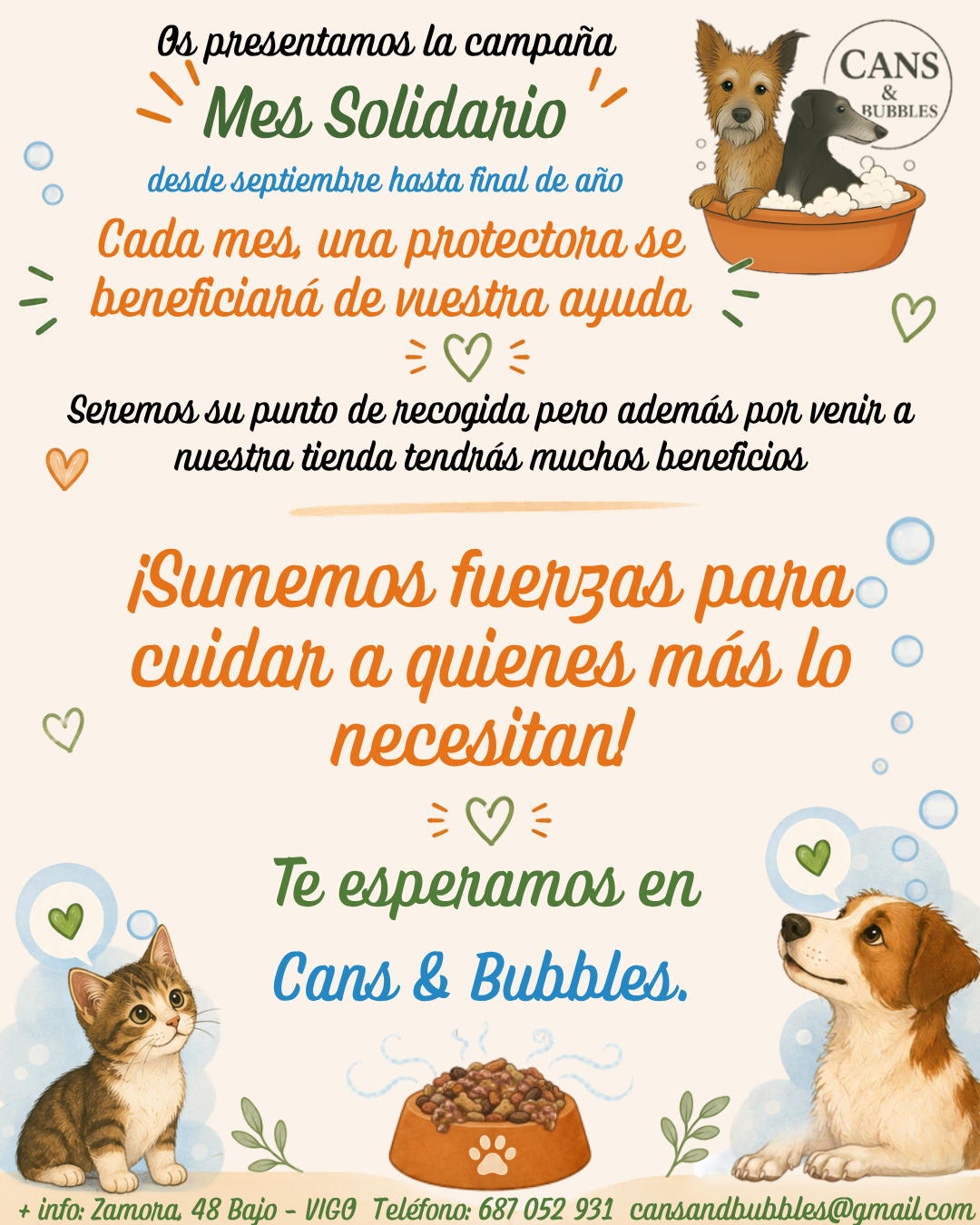 ¡En Cans & Bubbles lanzamos el "Mes Solidario"!